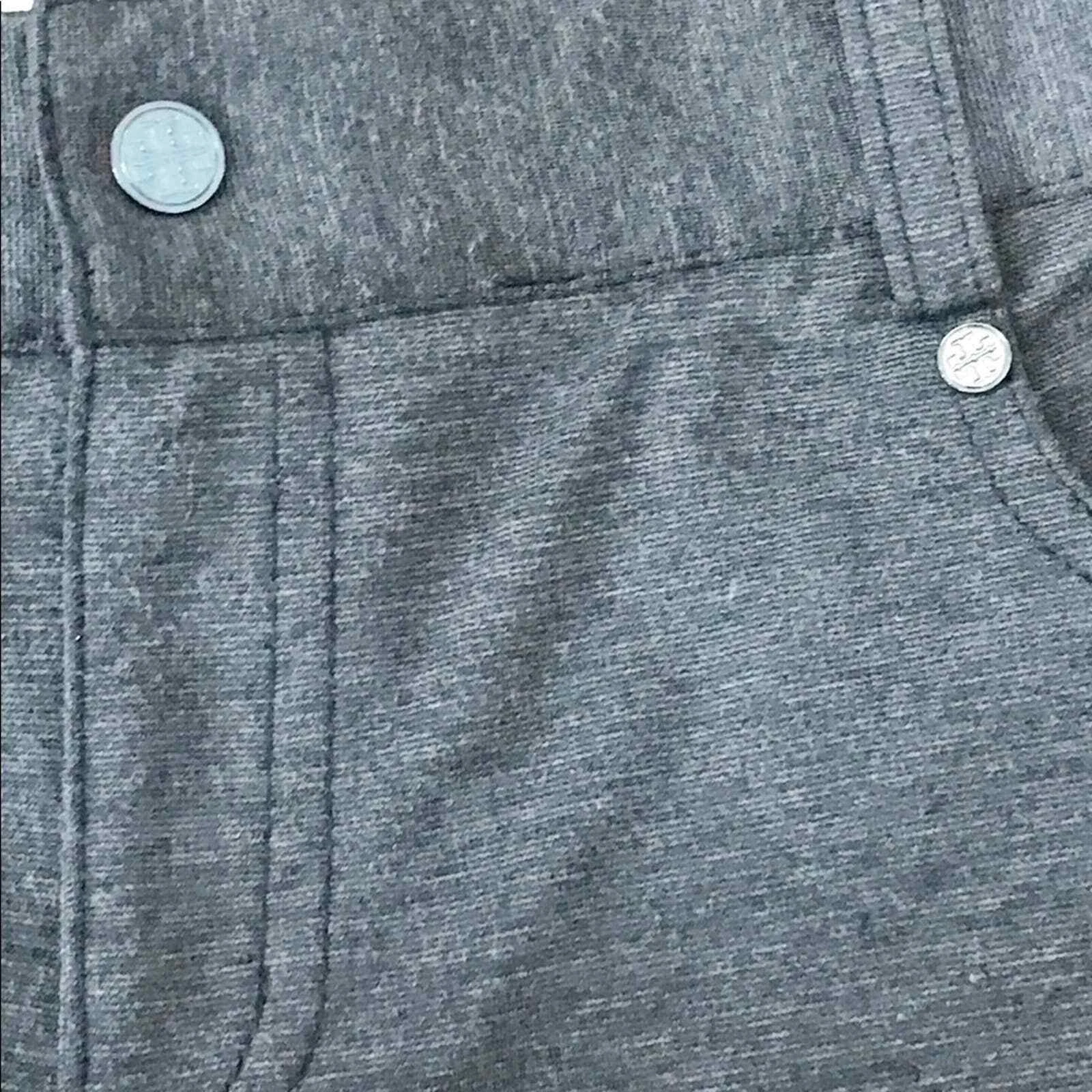 Abito a gamba dritta Tory Burch pantaloni grigi taglia XS