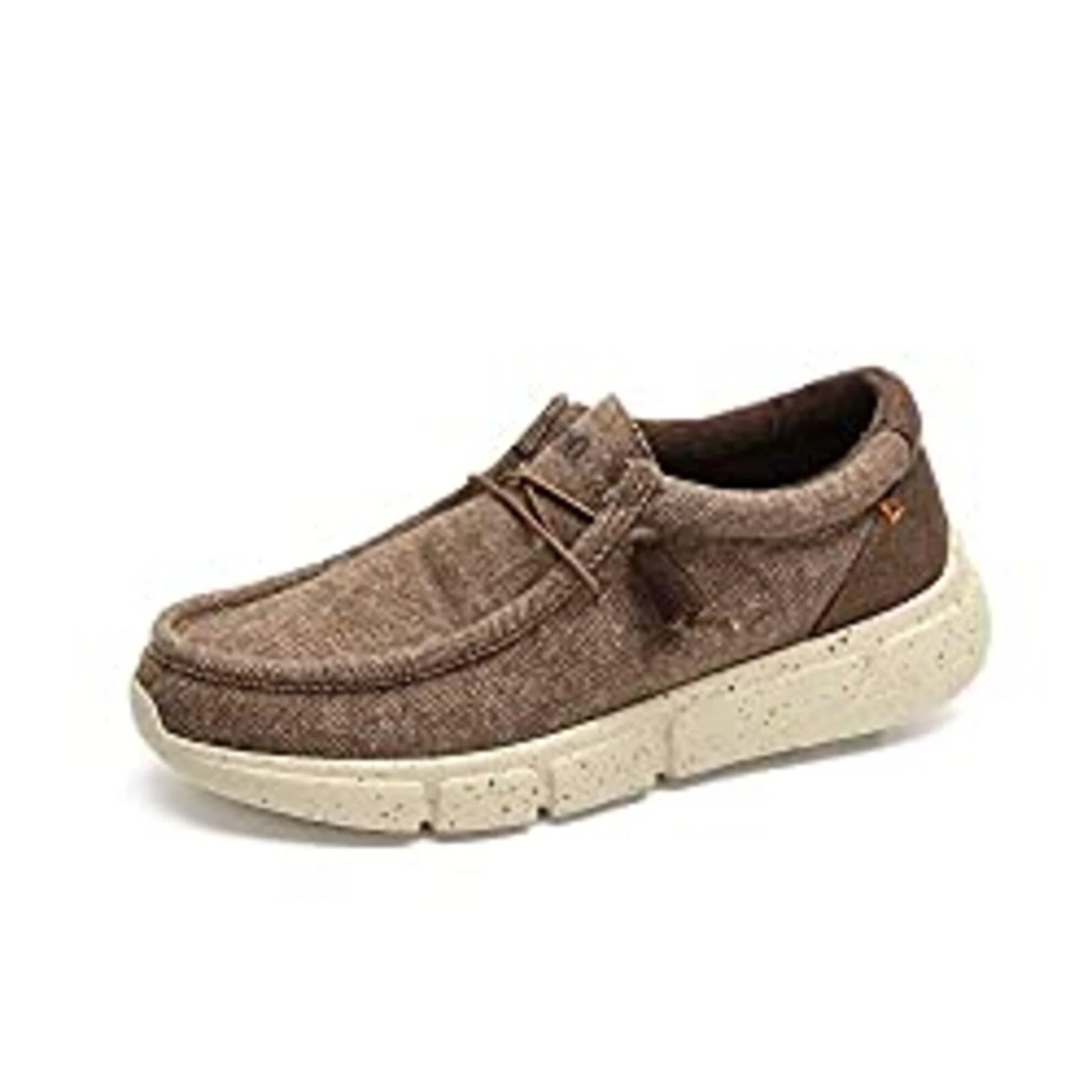 BayQ Loafer Breathable Leisure Lacing Shoes Stretch Canvas Elastic Laces Brown
Opens in a new window