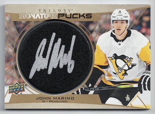2020-21 Upper Deck Trilogy Signature Pucks Autograph Puck Auto Pick From List !! - Picture 5 of 6