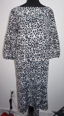 knee length dresses for ladies Breanna Strapless Chiffon Maxi Dress / Leopard Print | Meshki