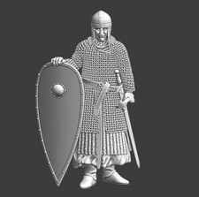 Northern Crusades Miniatures Early Medieval Crusader 28mm 32mm 35mm 40mm 54mm 3D