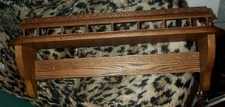 NICE LOOKING SOLID OAK WALL SHELF 7-1/4"+ 24" !