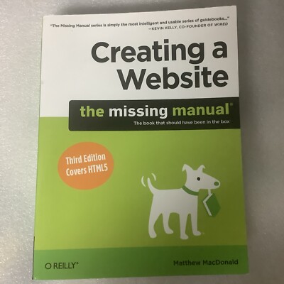 Used: Creating a Website 3rd Edition (2011, Paperback)