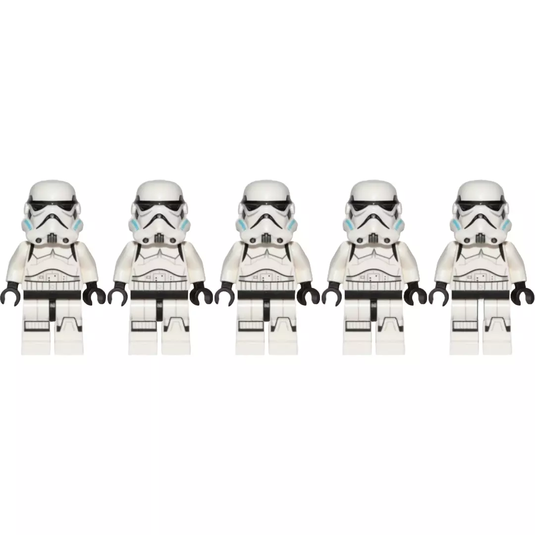 LEGO Star Wars Imperial Stormtrooper Minifigures Lot of 5 Rebels Dark Azure NEW