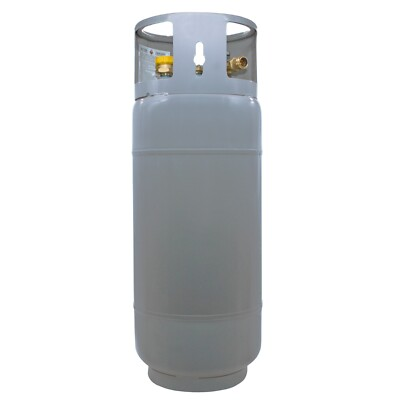 #ad Flame King 43.5 LB Steel Forklift Propane Cylinder With Gauge and Fill Valve $229.95