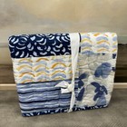 Pottery Barn Rebecca Atwood Blossom Patchwork Quilted Cotton Euro Pillow Sham Ob