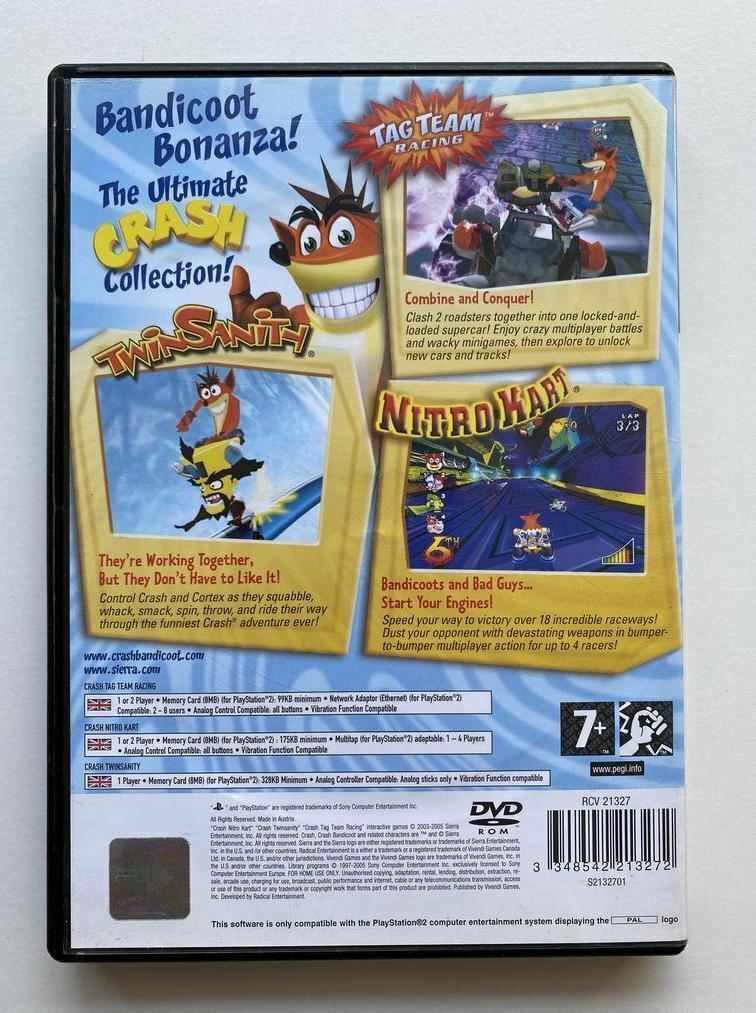 Preços baixos em Sony Playstation 2 Crash Bandicoot Action Pack Video Games