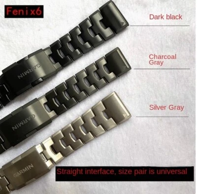 22/26mm Original Titanium Watch Band Strap For Garmin Fenix 8/7 7X 6X 5 Pro Plus