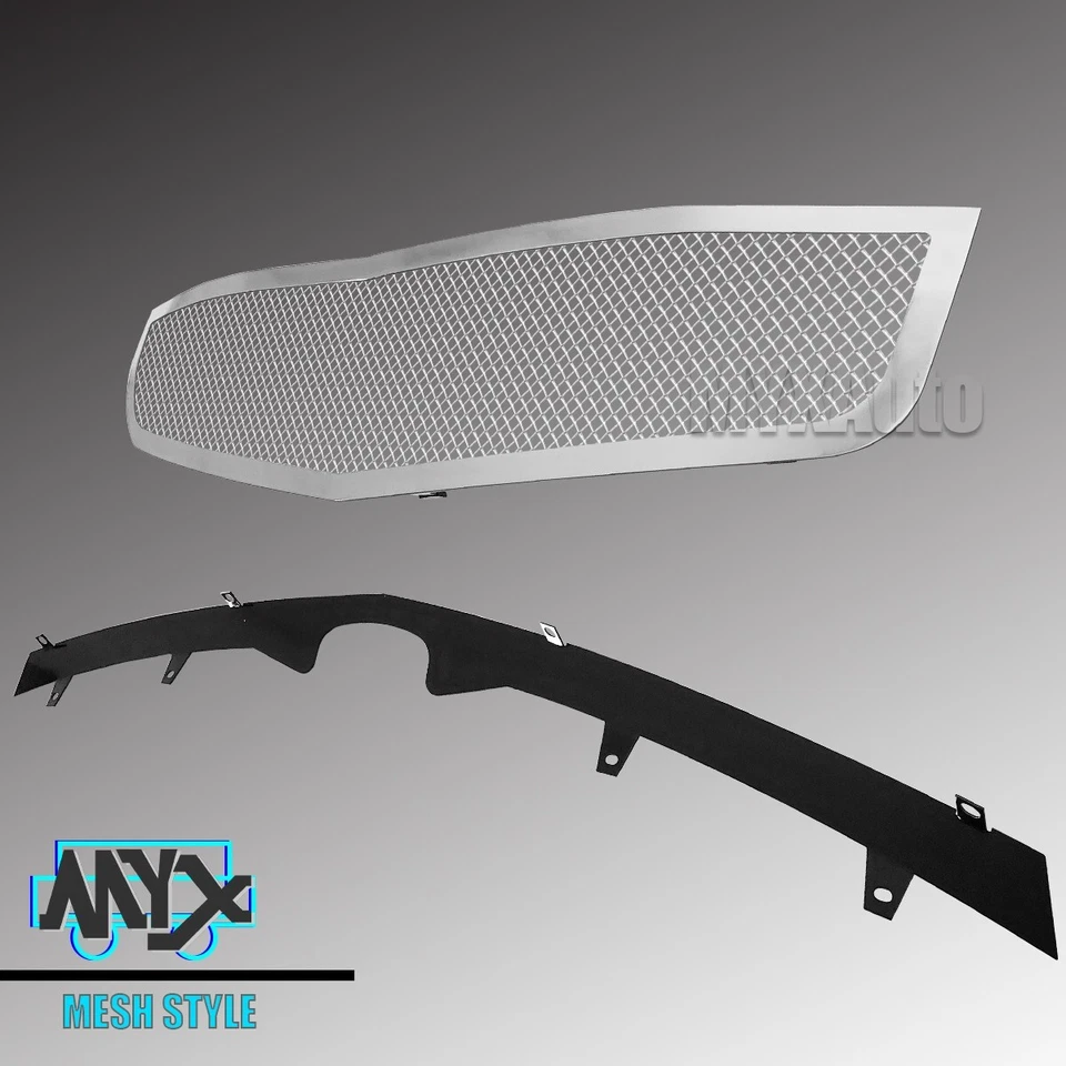 Front Mesh Grille for 2006- 2011 Cadillac DTS Stainless Steel Chrome Grill Foto 2 de 4