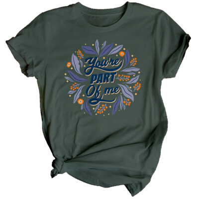 Damen-T-Shirt Part Of Me Bewusstsein für psychische Gesundheit Oberteil Angst emotional Geschenk #MHA