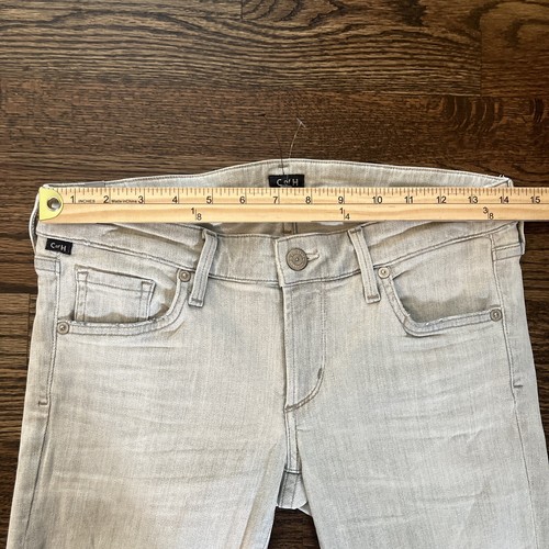 Citizens Of Humanity Size 28 x 28 Gray Wash Skinny Low Rise￼￼￼ Womens Jeans New - Picture 6 of 11