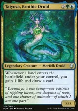 Magic the Gathering MTG Tatyova, Benthic Druid (206) Dominaria   LP