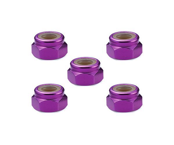 Square R/C 4mm Aluminum Lock Nuts (Purple) 5 pcs. | eBay