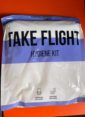  2 Conair Travel Smart Take Flight Hygiene Kit  Disposable Seat & Tray Covers