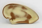 Frankoma Pottery Desert Gold Brown Serving Dish Plate Bowl 4P Large 14” Vintage