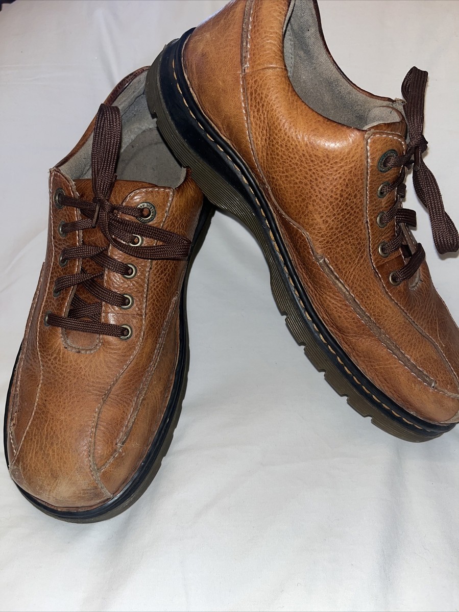 Dr. Martens Men\'s 11 Brown Leather Casual Oxfords Shoes Round Toe Lace Up s-l400.jpg main image 4