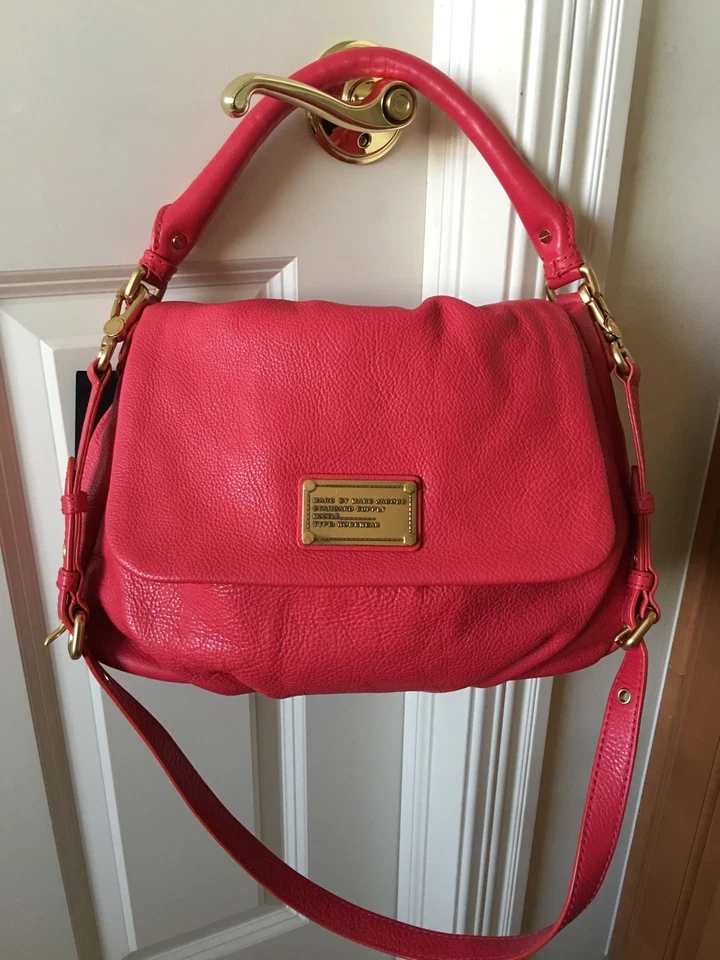 NUEVO CON ETIQUETAS 100% Auténtico Cuero Genuino Marc Jacobs Ukita, Langosta de Roca ¡¡AGOTADO!! RARO!! Foto 2 de 4