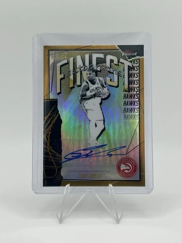2025-26 Topps Finest - Autographs Clint Capela #FAU-CC Gold Refractor /50 (AU)