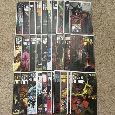 ONCE & FUTURE #1-30 (2019) BOOM! STUDIOS COMICS FULL COMPLETE SET! KIERON GILLEN