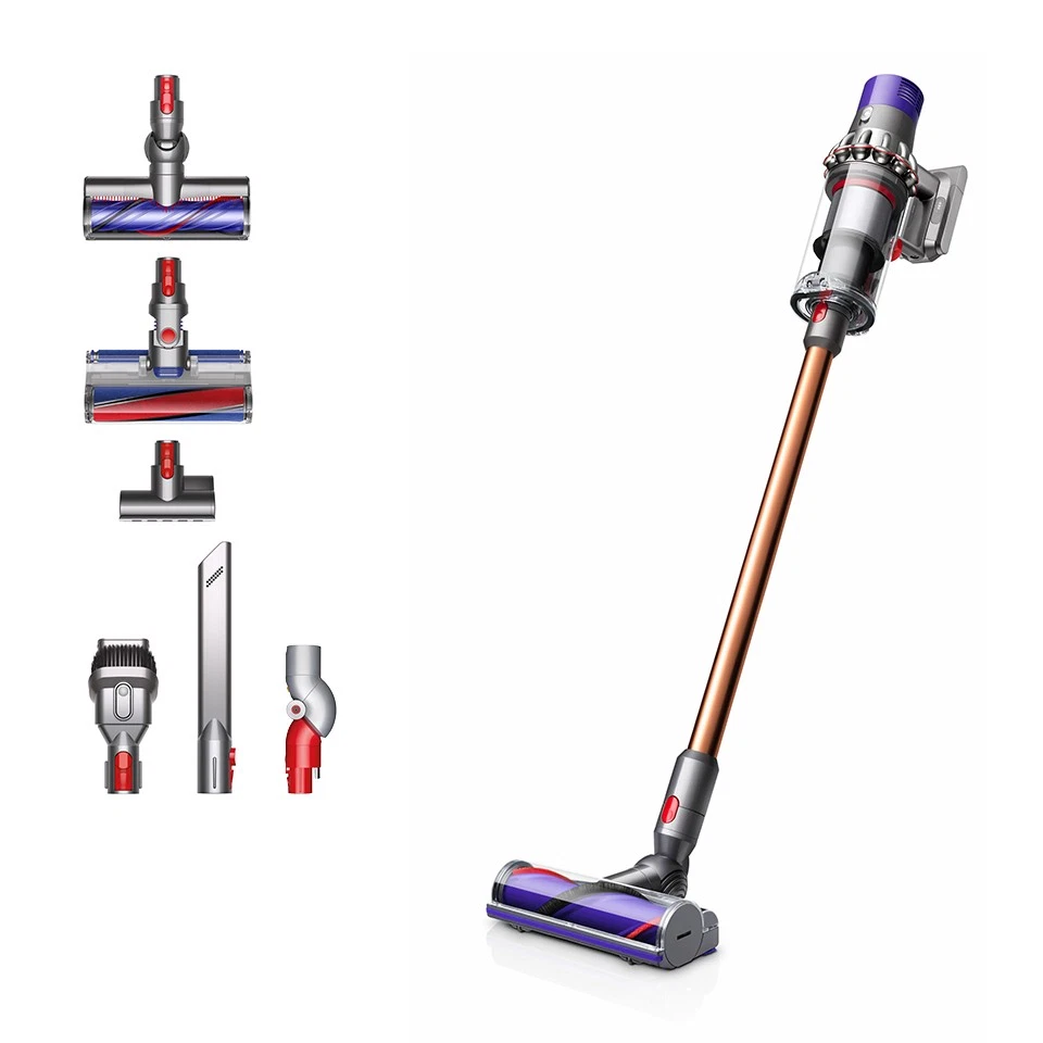 Dyson V10 Absolute Kabelloser Staubsauger Nickel/Kupfer Neuwertig