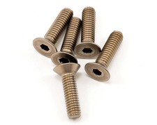 Kyosho 4x15mm Titanium Flat Head Hex Screw 5 KYO1-S34015HT