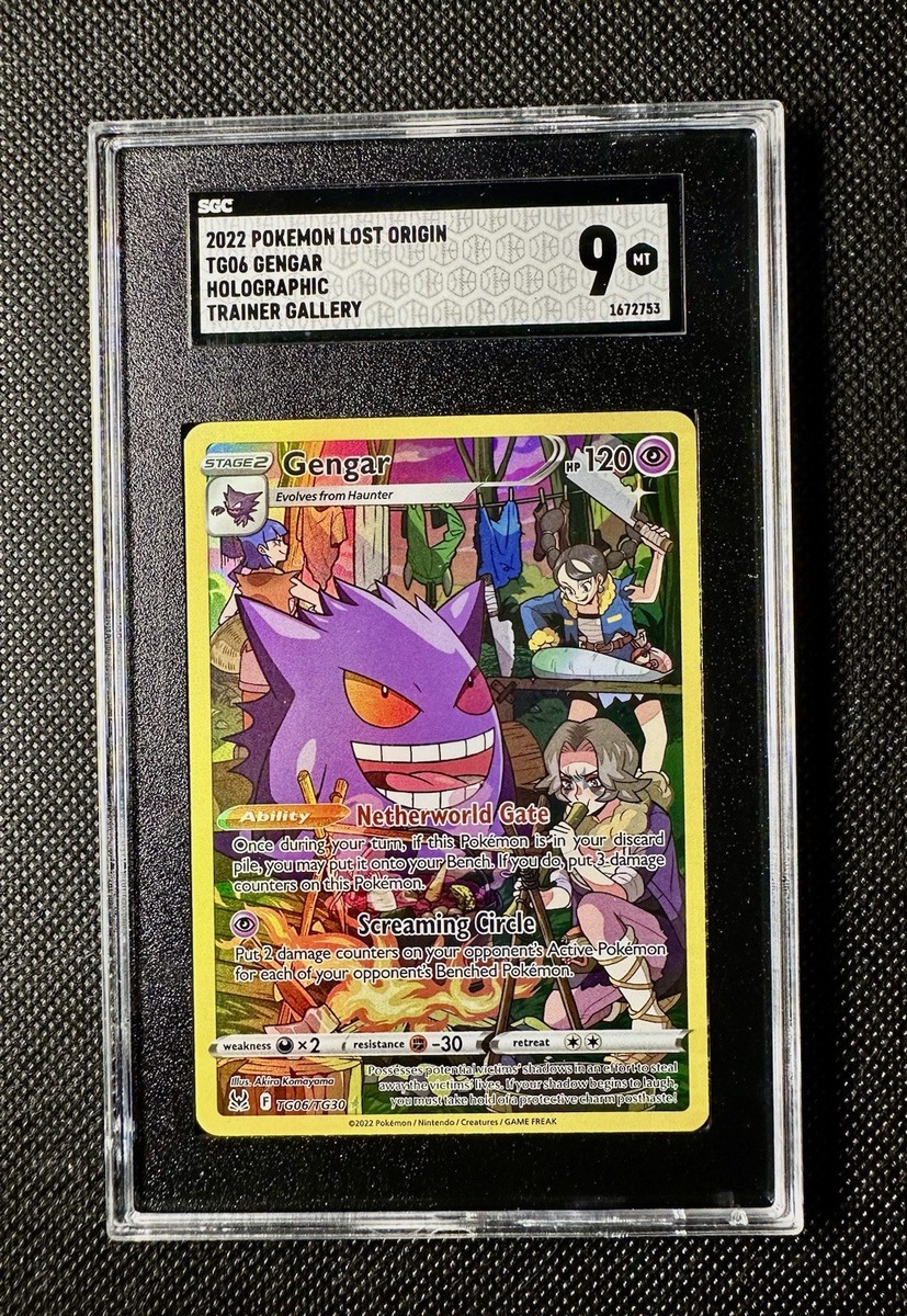 gengar pokemon card lost origin Gengar #TG06 EXTENDED ART – Raycardza