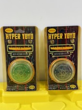 VINTAGE 1999 Hyper Yoyo Pro Spinner Professional Auto Return System BLUE  GREEN