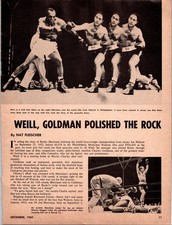 Rocky Marciano Boxing Magazine Article Print Vintage B&W Photos 1969