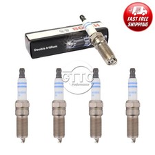 Genuine BOSCH Double Iridium Spark Plug 4PCS for CT5 CTS Escalade/ Camaro V8