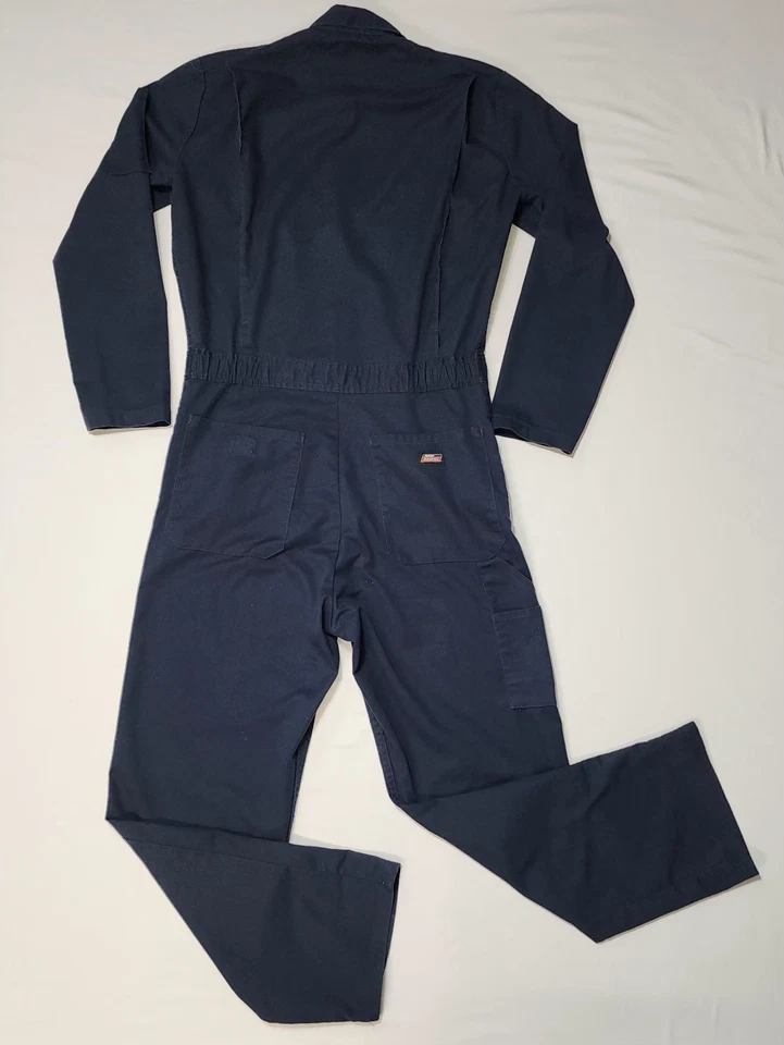 Genuine Dickies Men 2020 Temp Control Long Sleeve Coverall Navy Blue M/RG W435G9 - Image 2 of 4
