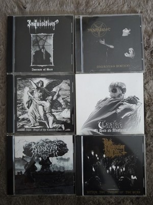 6x Black Metal CDs Taake Inquisition.. Nargaroth Darkthrone
