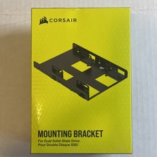 Corsair Dual SS Drive Mounting Bracket 3.5  Internal Drive Bay to 2.5" Black