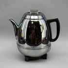 Vintage General Electric P400A Pot Belly Percolator Chrome Coffee Maker MCM