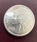 One-ounce silver rounds composed of .999 fine silver.