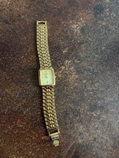 Jovial Damen Armbanduhr  Swiss Made  22K Electro Gold Plated Quarz