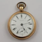 Antique Waltham 17 Jewels Gold Filled Pocket Watch, Pre-Owned, Runs (#41-050)