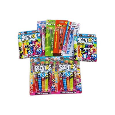 Big Lot Scentos Scent Markers Scented Pens Reese's Mike & Ike Senticorns..more