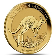 2017 1 oz Australian Gold Kangaroo Coin (BU) 4825.42 per troy oz