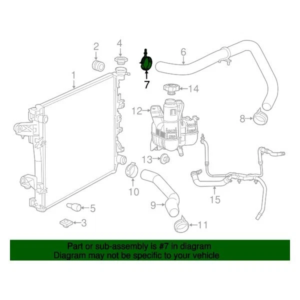For Ram 1500 2011-2020 Mopar 04809147AA Radiator Hose Clamp Foto 4 de 4