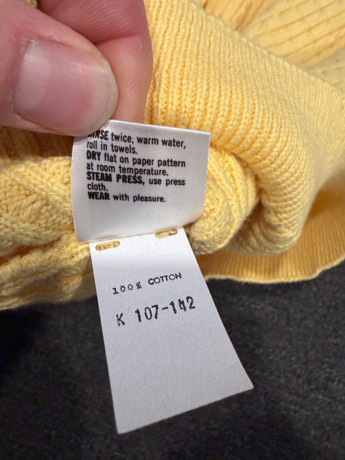 Pendleton Yellow Cable Knit Turtleneck Sweater (C… - image 6