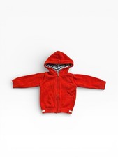 Jacadi Full Zip Sweater Hoodie Top Size 12M Jacket Orange