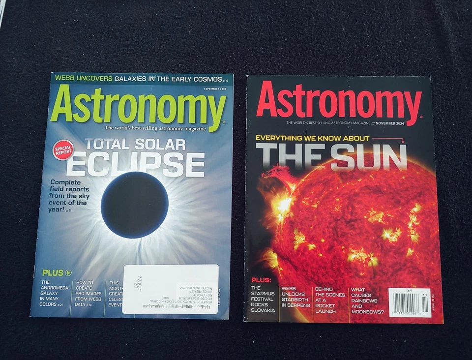 ASTRONOMY Magazines: Lot of 9 - All From 2024- 3 Special Eclipse Issues - Image 4 of 4