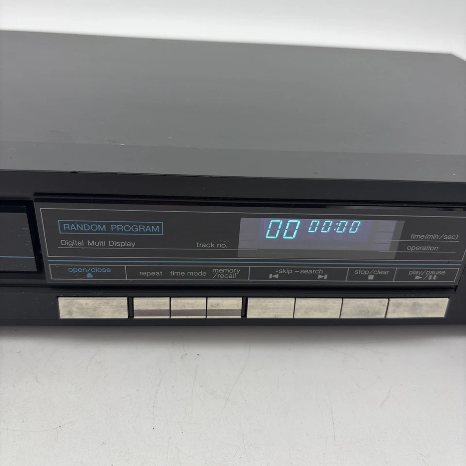 Bom Vintage Anos 80 Panasonic SL-P3500 CD Player Disco Compacto Japão Testado FUNCIONA - Imagem 3 de 4