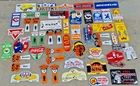 Lot of 50 Porcelain Enamel Signs – Mixed Designs, Vintage Style, single sided