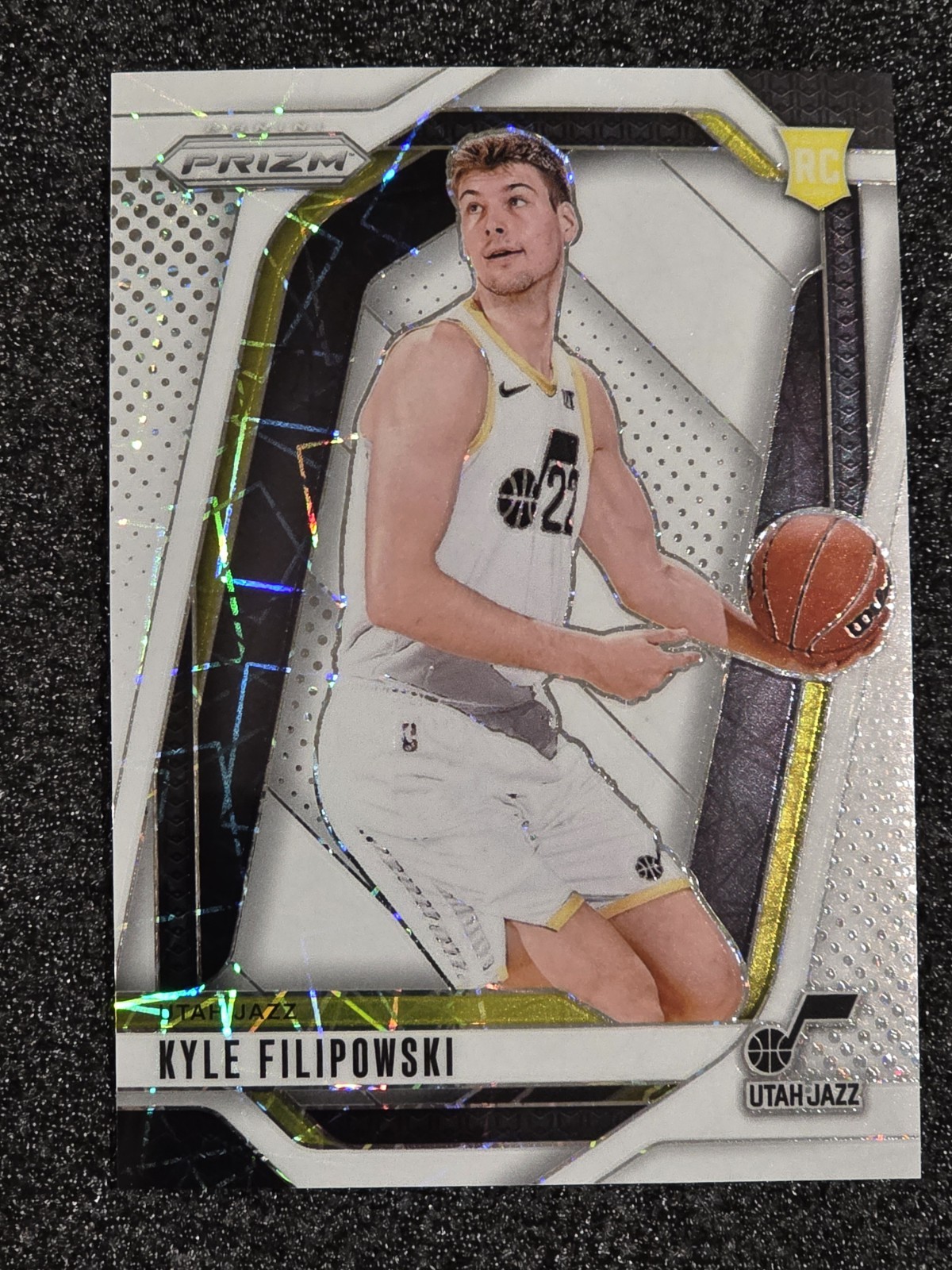 2024-25 Prizm White Lazer Prizm #263 Kyle Filipowski Rookie Utah Jazz /275
