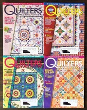 2008 Quilters Newsletter Magazine - Lot of 7