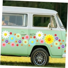 Flower Stickers Daisy Floral Car Decals Self Adhesive Vinyl Car Sticker Bumper