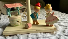 VTG Irmi Jack & Jill Nursery Table Lamp 3 Settings with Night Light 