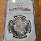 1883 CC morgan silver dollar MS 64 DPL  DEEP MIRRORS NGC