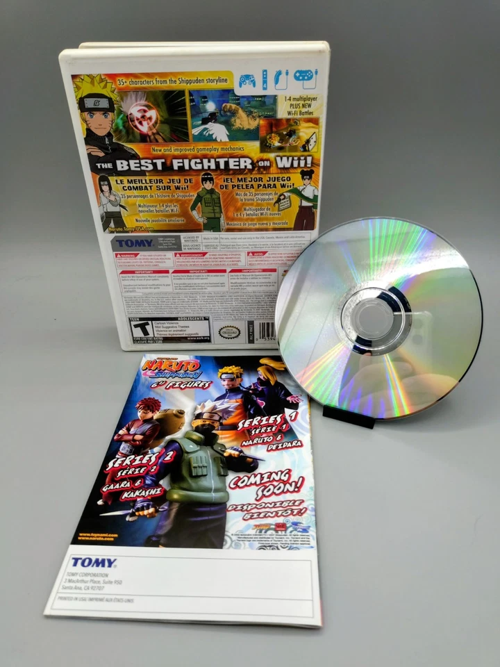 Naruto Shippuden: Clash of Ninja Revolution III Nintendo Wii*Complete/Working* - Image 2 of 2